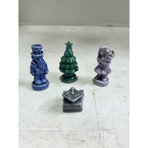 Lot of 4 Wade Whimsies Red Rose Tea Figurines - Calendar Series (2008)